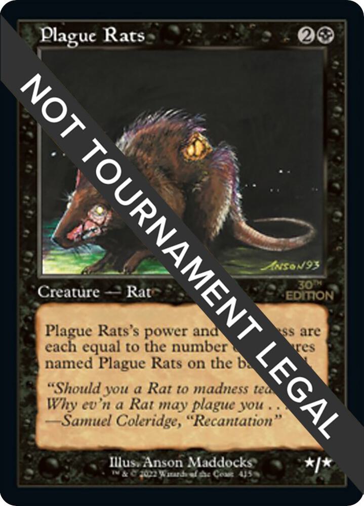Plague Rats Retro Frame 415/594 (30th Anniversary Edition)  | Good Games Modbury