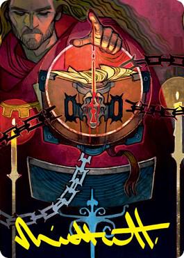 Sign in Blood Art Card Gold Stamped Signature 72 (Art Series: Strixhaven)  | Good Games Modbury