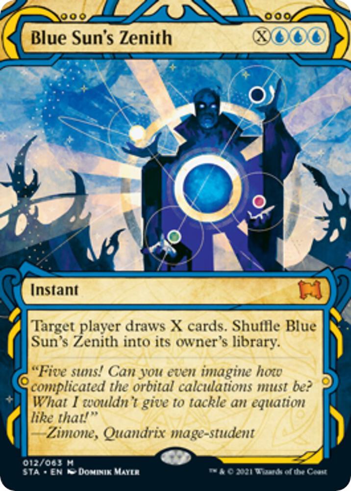 Blue Suns Zenith 12/63 (Strixhaven: Mystical Archives)  - Foil | Good Games Modbury