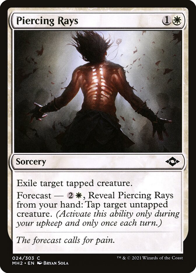 Piercing Rays 24/303 (Modern Horizons 2)  - Foil | Good Games Modbury