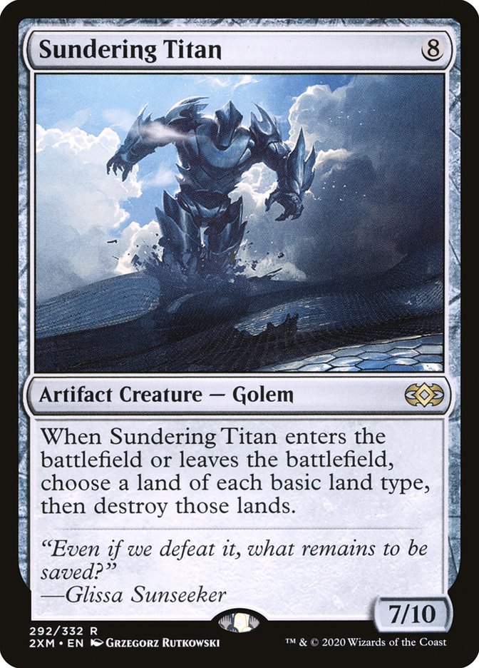 Sundering Titan 292/332 (Double Masters)  - Foil | Good Games Modbury