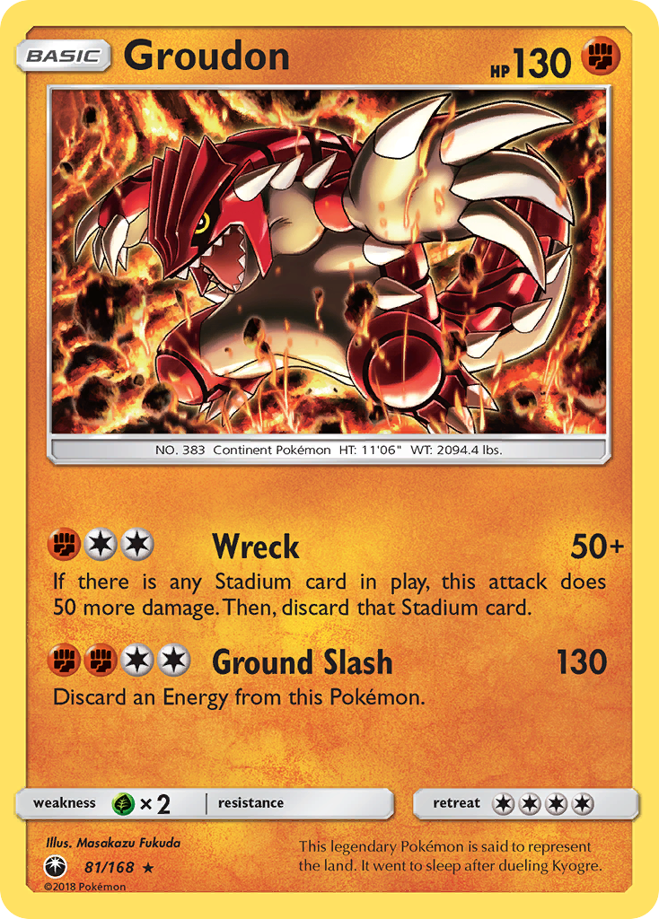 Groudon (81/168) [Sun & Moon: Celestial Storm] | Good Games Modbury