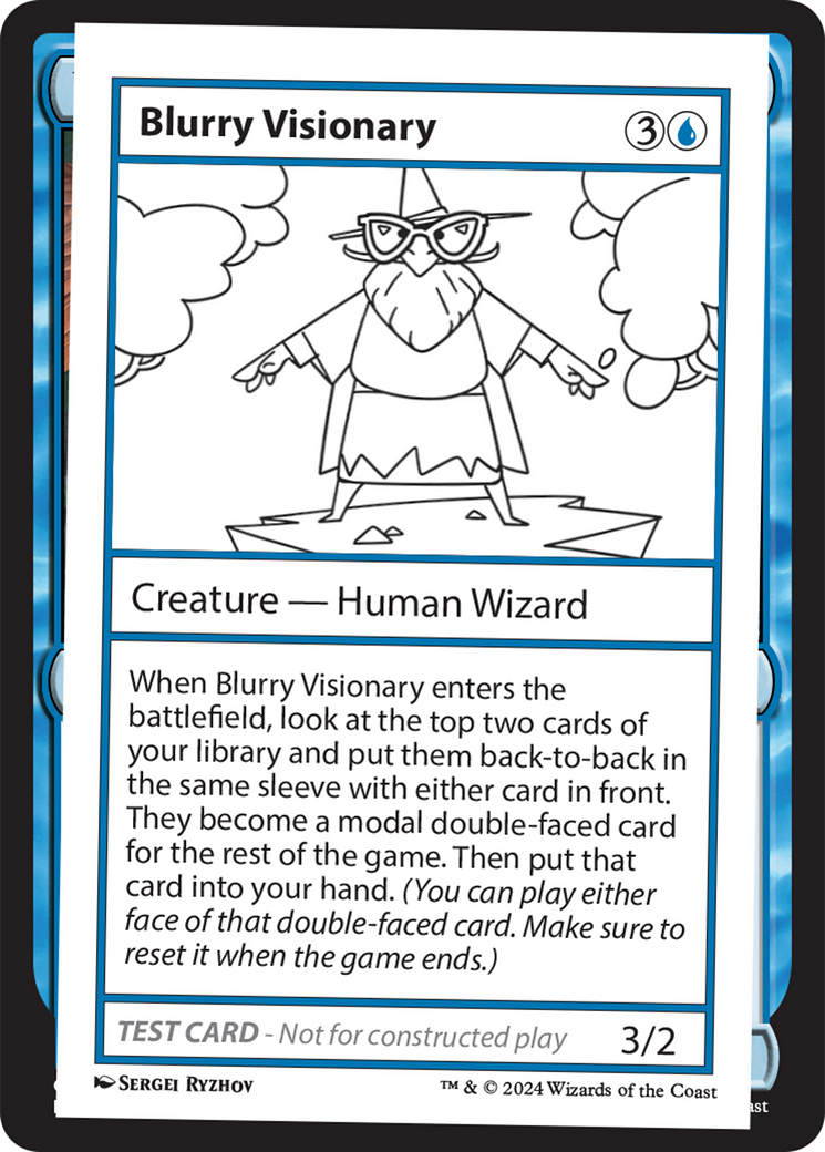 Blurry Visionary [Mystery Booster 2 Playtest Cards] | Good Games Modbury