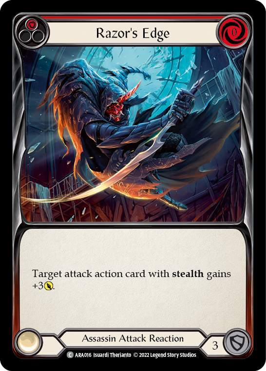 Razor's Edge (Red) [ARA016] (Outsiders Arakni Blitz Deck) | Good Games Modbury