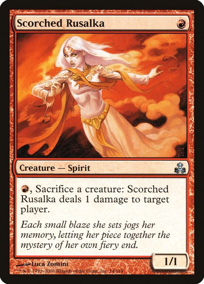 Scorched Rusalka 74/165 (Guildpact)  - Foil | Good Games Modbury