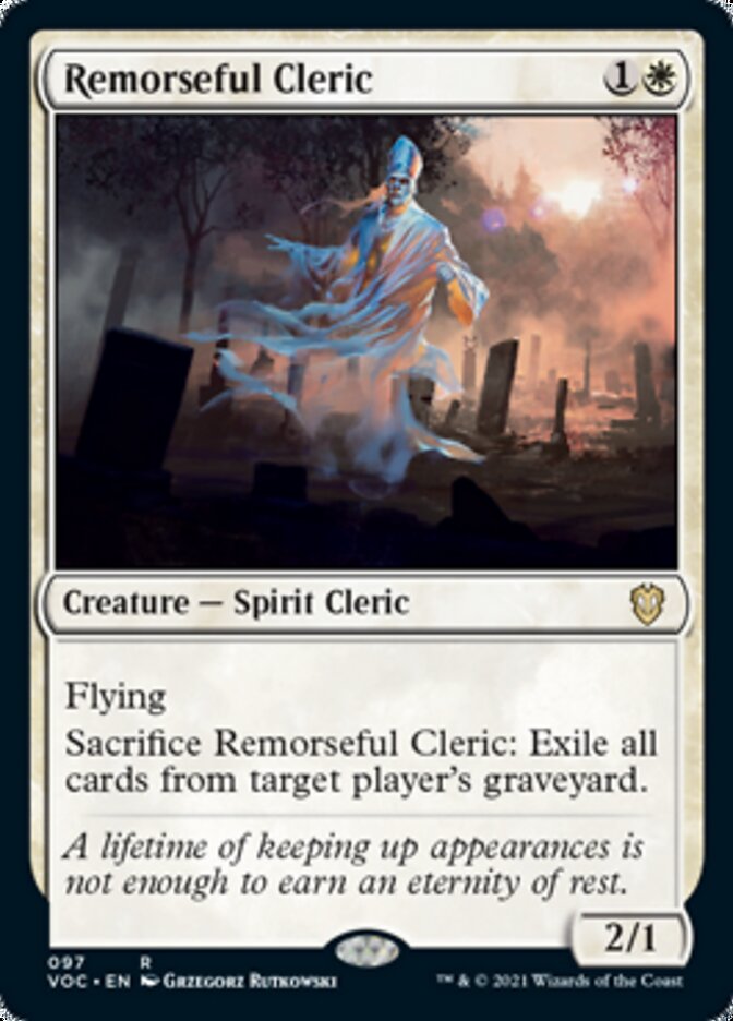 Remorseful Cleric [Innistrad: Crimson Vow Commander] | Good Games Modbury