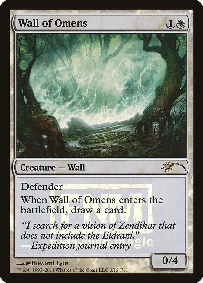 Wall of Omens 3/12 (FNM Promos)  - Foil | Good Games Modbury