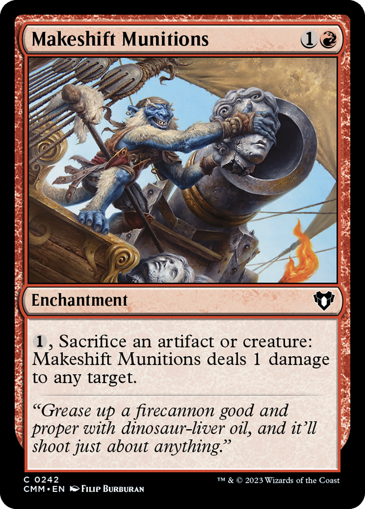 Makeshift Munitions [Commander Masters] | Good Games Modbury