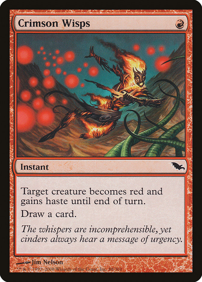 Crimson Wisps [Shadowmoor] | Good Games Modbury