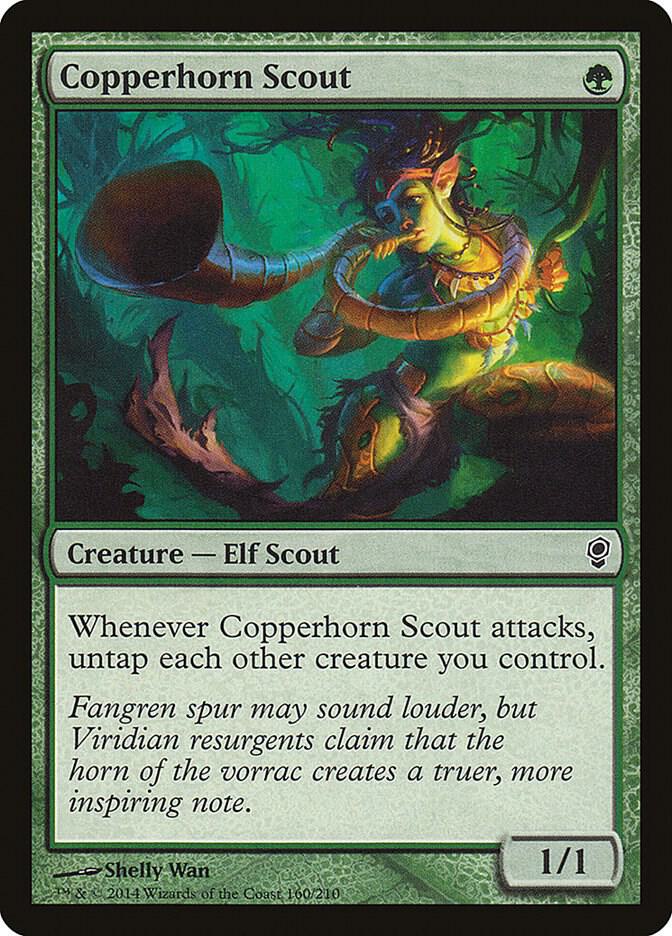 Copperhorn Scout 160/210 (Conspiracy)  - Foil | Good Games Modbury