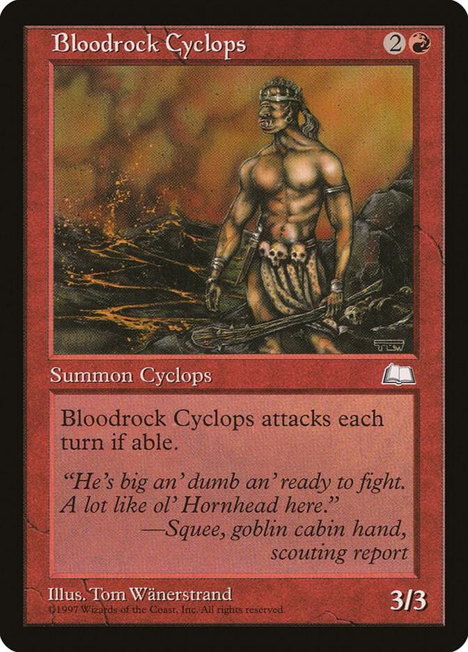 Bloodrock Cyclops 90/167 (Weatherlight)  | Good Games Modbury