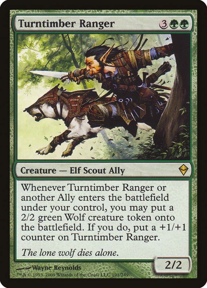 Turntimber Ranger 191 (Zendikar)  - Foil | Good Games Modbury