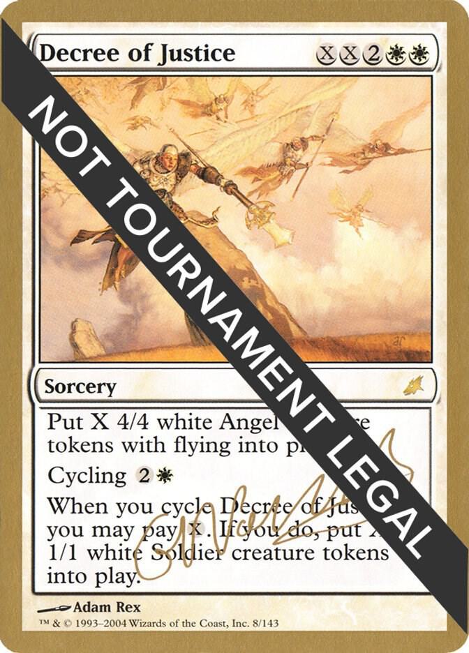 Decree of Justice 2004 Gabriel Nassif SCG gn8/103 (World Championship Decks)  | Good Games Modbury