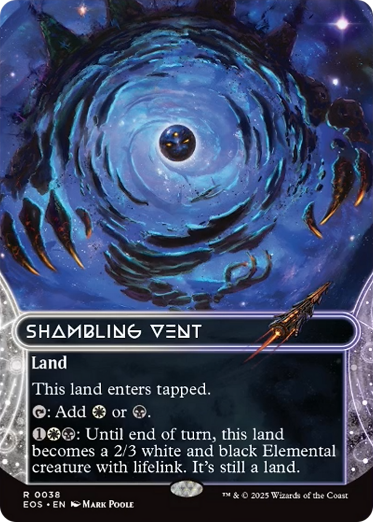 Shambling Vent (0038) (Borderless) [Edge of Eternities: Stellar Sights] | Good Games Modbury
