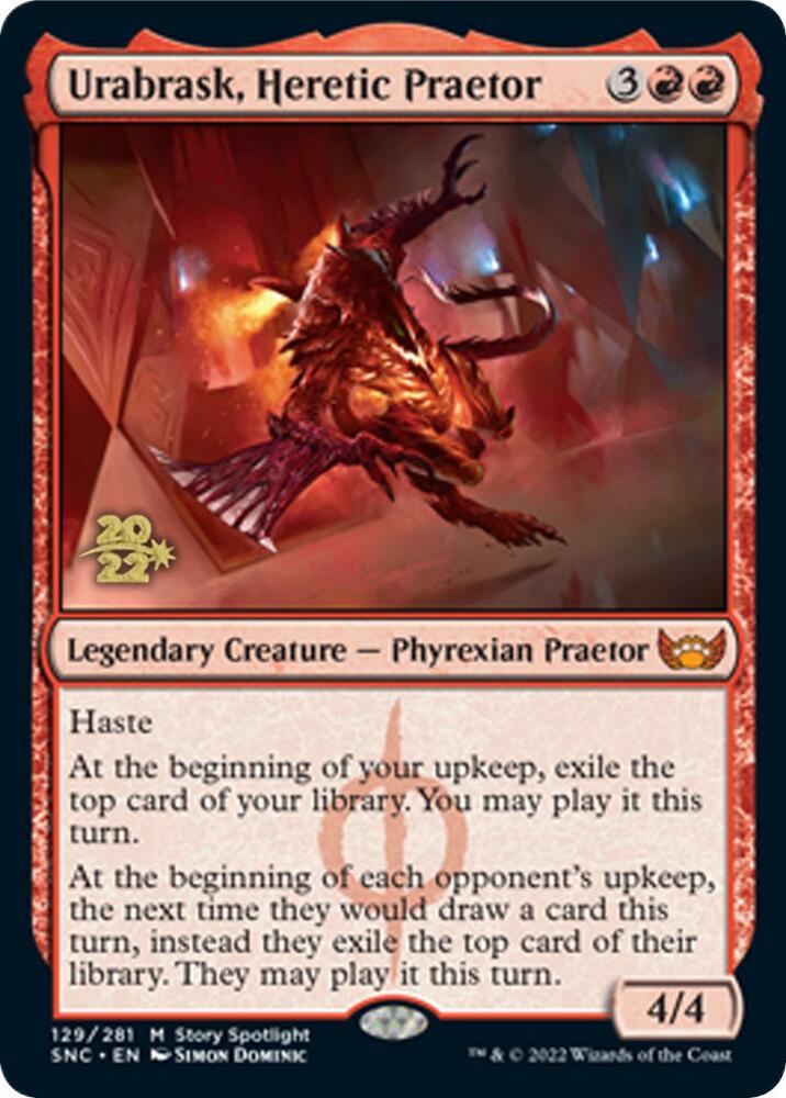 Urabrask Heretic Praetor 129s/161 (Prerelease Cards)  - Foil | Good Games Modbury