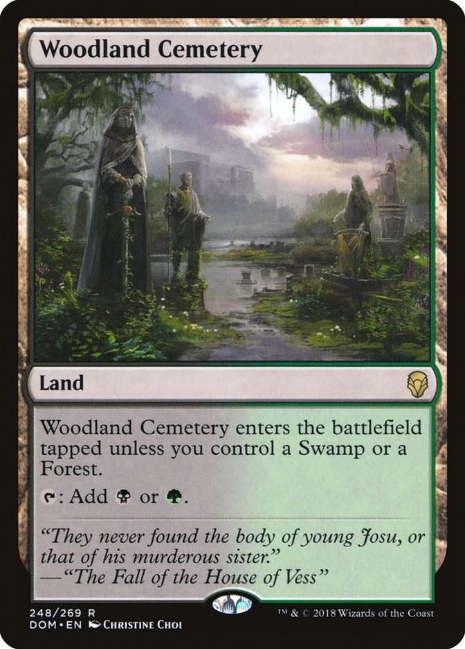 Woodland Cemetery [Dominaria] | Good Games Modbury