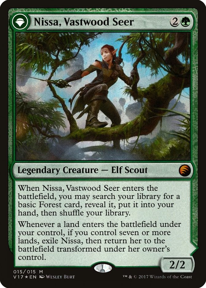 Nissa, Vastwood Seer // Nissa, Sage Animist [From the Vault: Transform] | Good Games Modbury