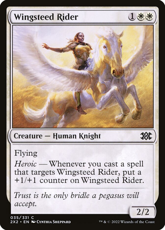 Wingsteed Rider 35/331 (Double Masters 2022)  - Foil | Good Games Modbury