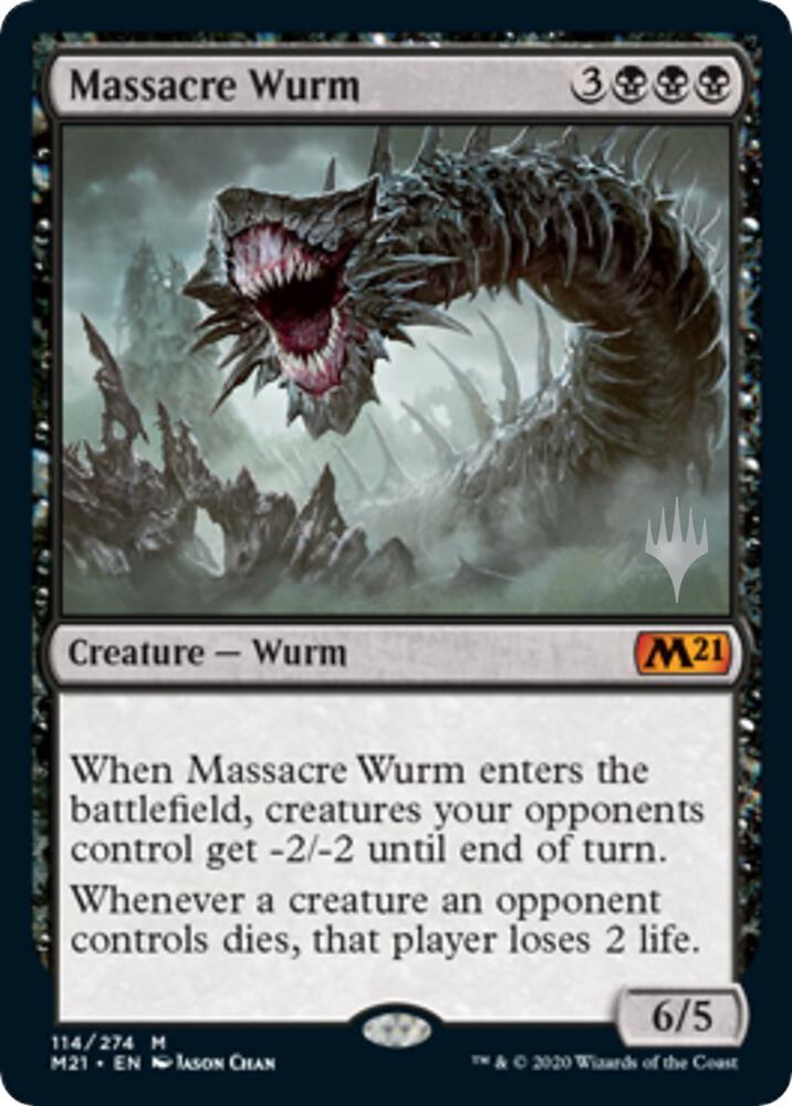 Massacre Wurm 114 (Promo Pack: Core Set 2021)  | Good Games Modbury