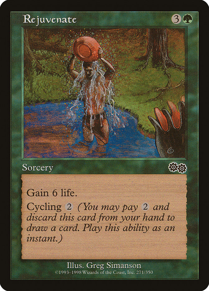 Rejuvenate 271/350 (Urza's Saga)  | Good Games Modbury