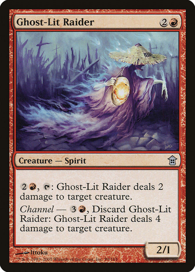Ghost-Lit Raider 99/165 (Saviors of Kamigawa)  - Foil | Good Games Modbury