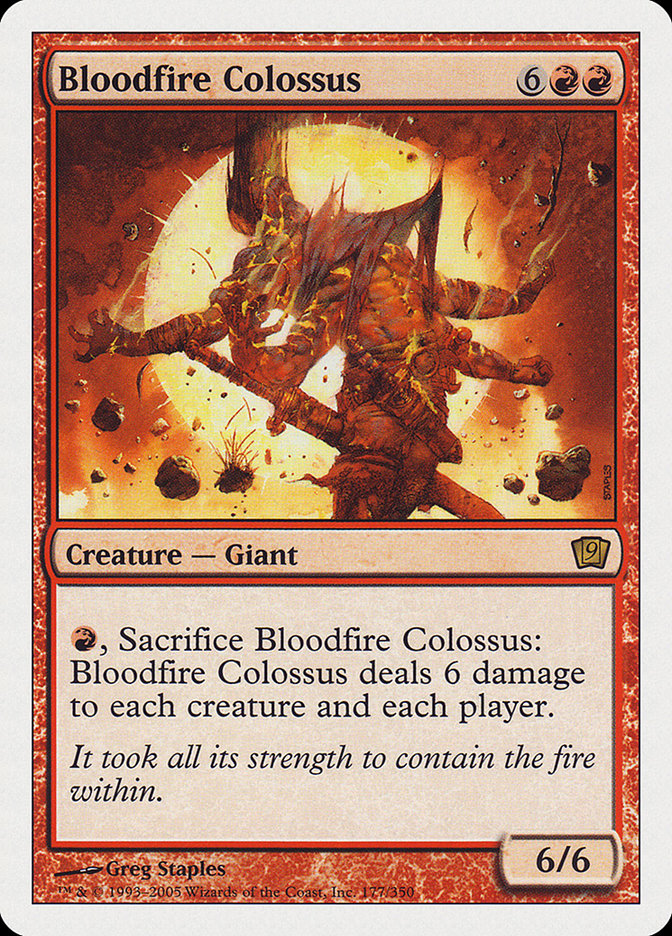 Bloodfire Colossus [Ninth Edition] | Good Games Modbury