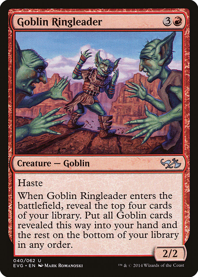 Goblin Ringleader (Elves vs. Goblins) [Duel Decks Anthology] | Good Games Modbury