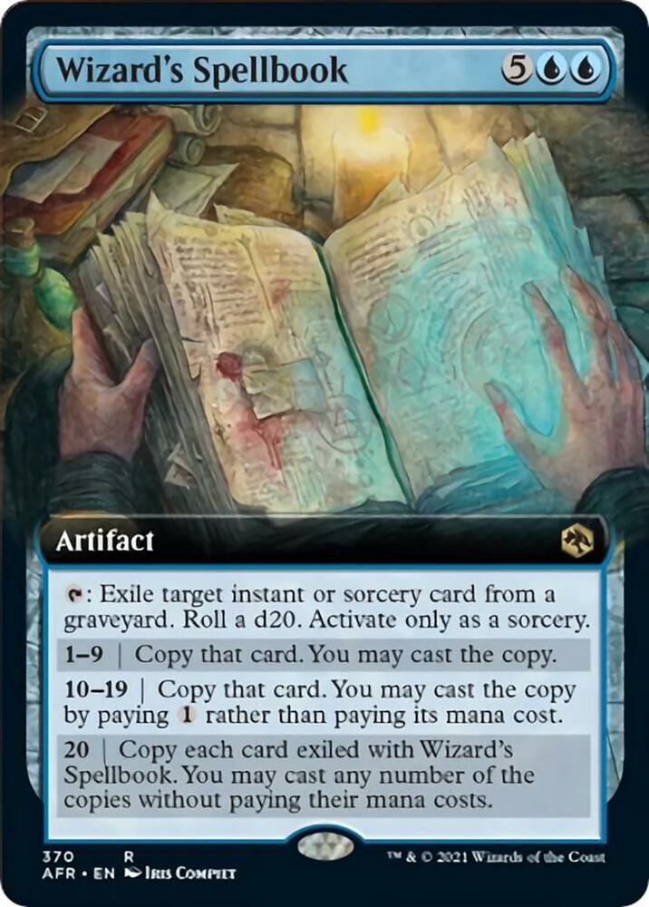 Wizards Spellbook Extended Art 370 (Adventures in the Forgotten Realms)  - Foil | Good Games Modbury