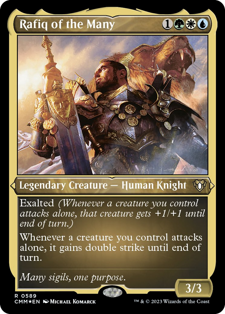 Rafiq of the Many (Foil Etched) [Commander Masters] | Good Games Modbury