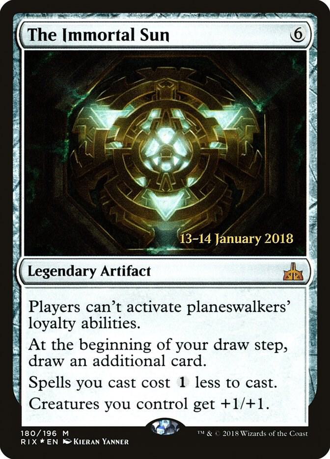 The Immortal Sun 180s/98 (Prerelease Cards)  - Foil | Good Games Modbury