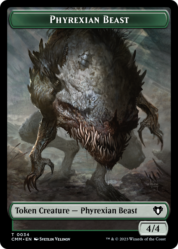 Phyrexian Beast Token [Commander Masters Tokens] | Good Games Modbury