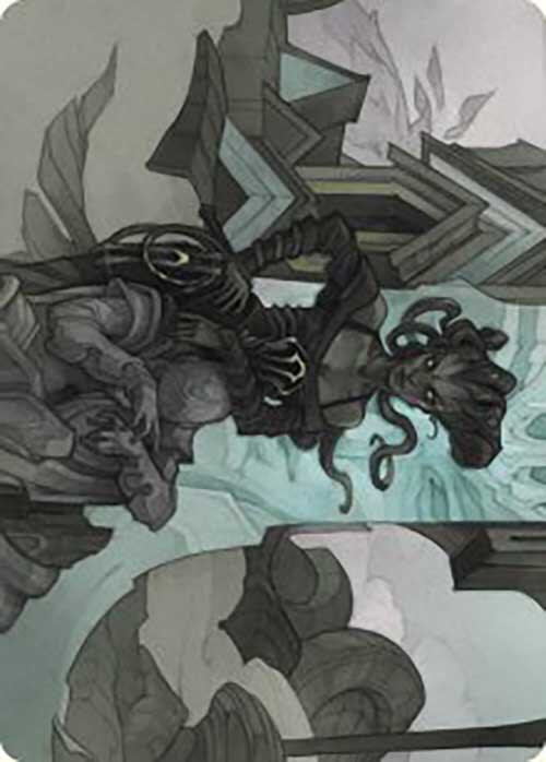 Vraska Joins Up Art Card 34 (Art Series: Outlaws of Thunder Junction)  | Good Games Modbury