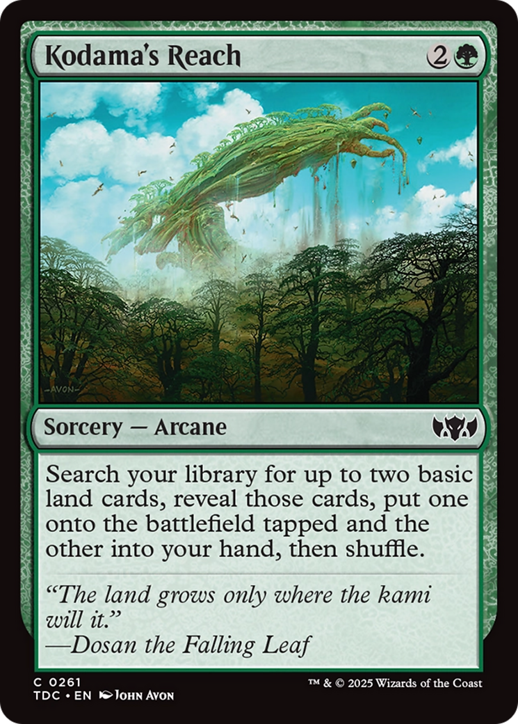 Kodama's Reach [Tarkir: Dragonstorm Commander] | Good Games Modbury