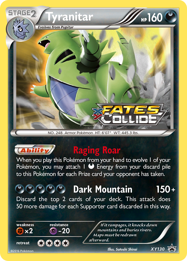 Tyranitar (XY130) [XY: Black Star Promos] | Good Games Modbury