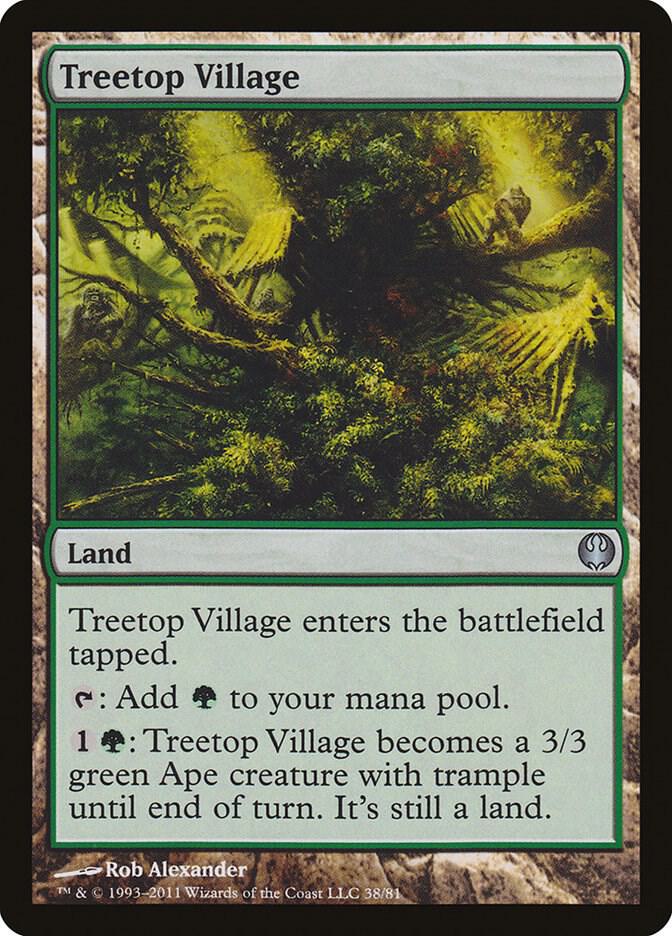 Treetop Village 38/81 (Duel Decks: Knights vs. Dragons)  | Good Games Modbury