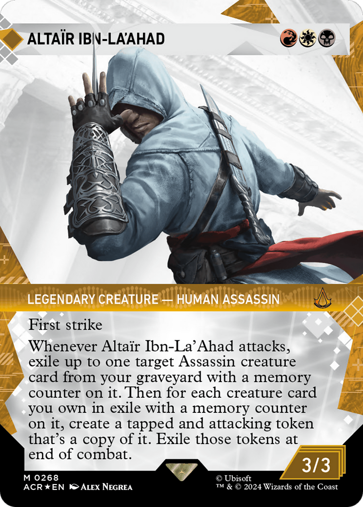 Altair Ibn-La'Ahad (Showcase) (Textured Foil) [Assassin's Creed] | Good Games Modbury