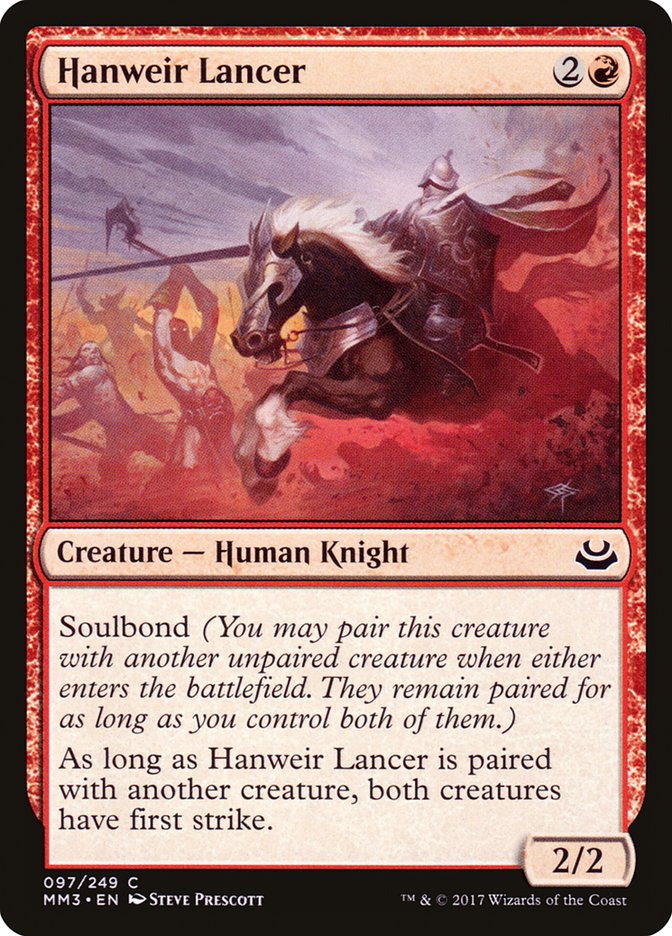 Hanweir Lancer 97/249 (Modern Masters 2017)  | Good Games Modbury