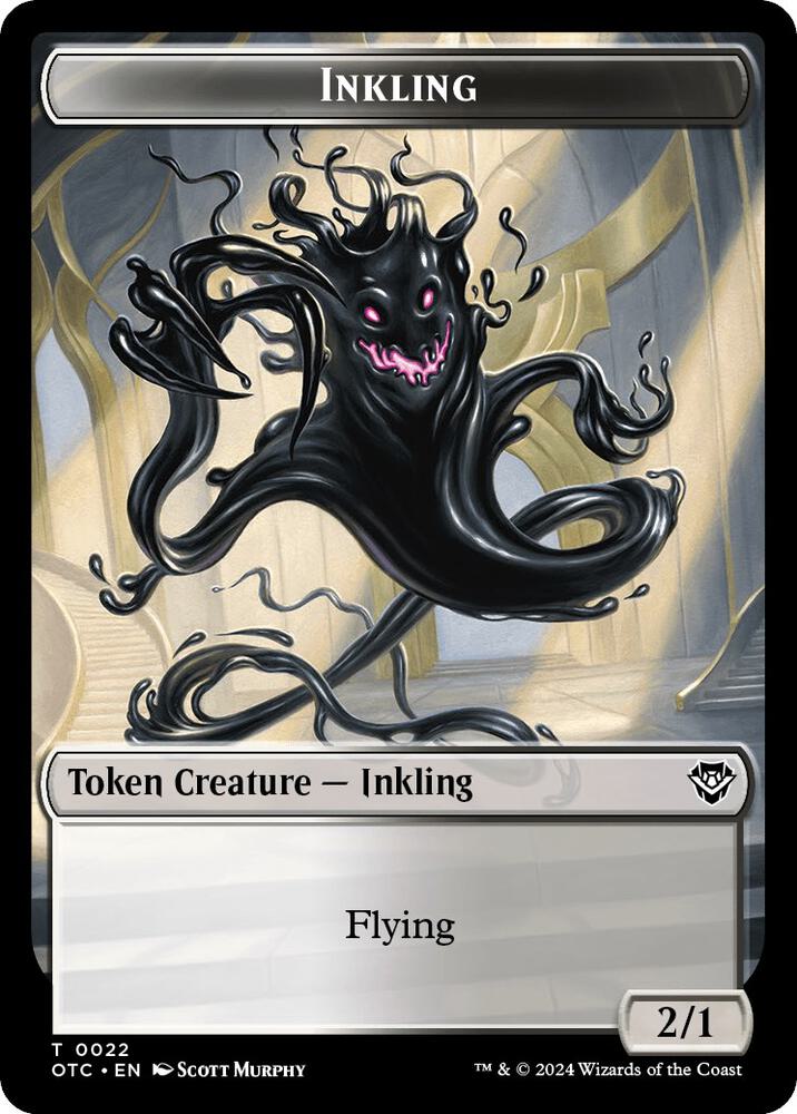 Inkling Treasure Double Sided Token 22 // 18 (Commander: Outlaws of Thunder Junction)  | Good Games Modbury