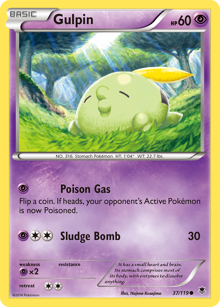 Gulpin (37/119) [XY: Phantom Forces] | Good Games Modbury