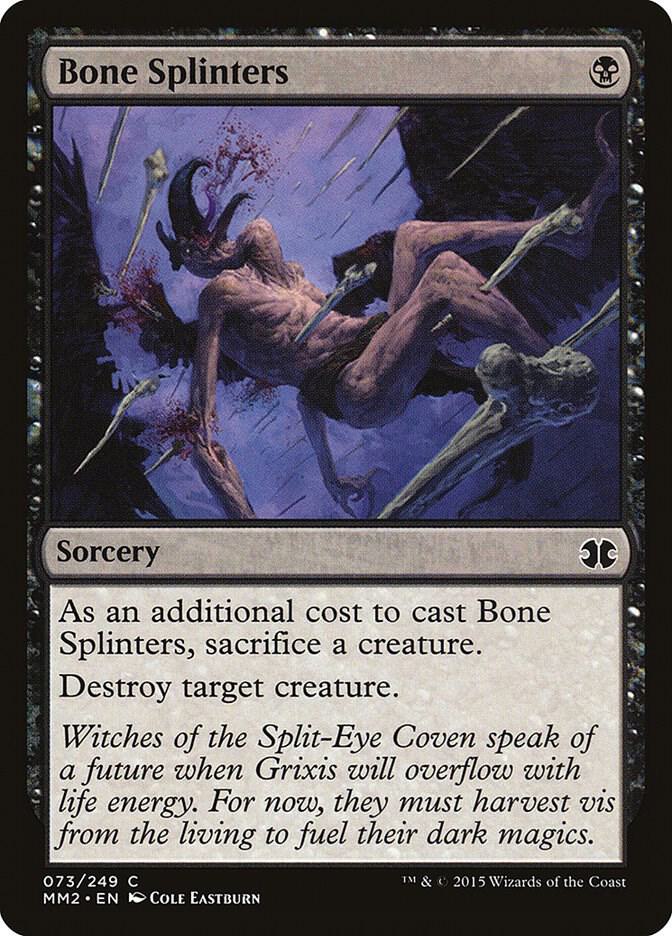 Bone Splinters 73/249 (Modern Masters 2015)  | Good Games Modbury