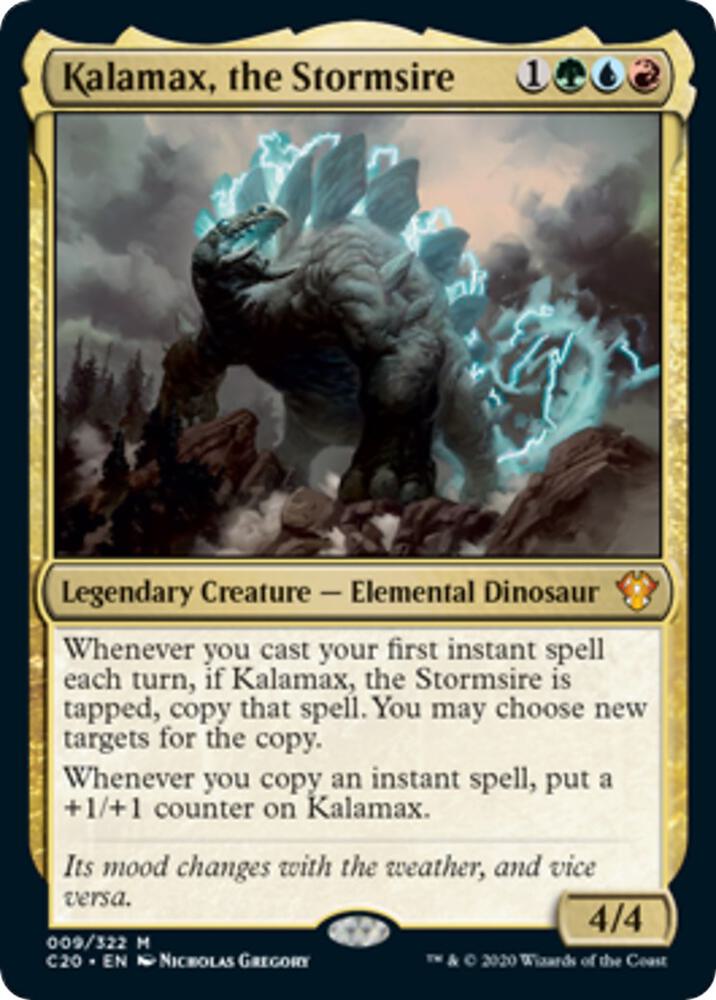 Kalamax, the Stormsire 9/322 (Oversize Cards)  - Foil | Good Games Modbury