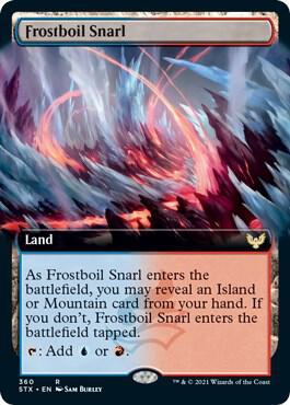 Frostboil Snarl Extended Art 360/275 (Strixhaven: School of Mages)  | Good Games Modbury