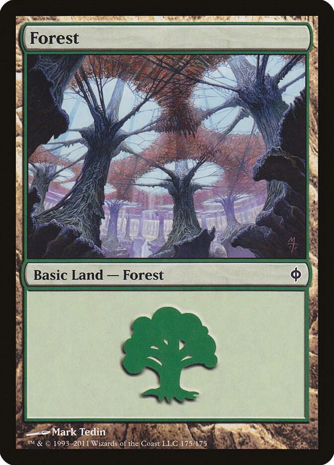 Forest 175/175 (New Phyrexia)  - Foil | Good Games Modbury