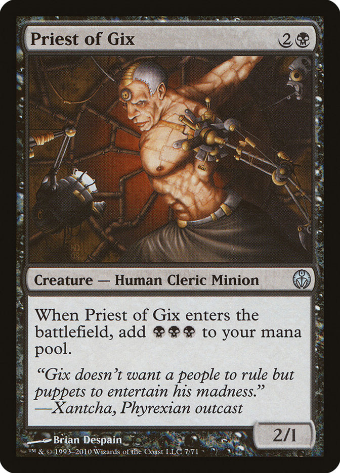 Priest of Gix 7/71 (Duel Decks: Phyrexia vs. the Coalition)  | Good Games Modbury