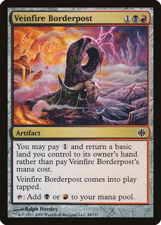 Veinfire Borderpost 48/145 (Alara Reborn)  - Foil | Good Games Modbury