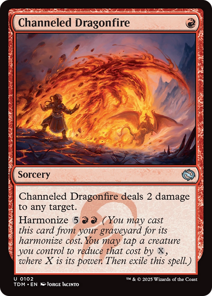 Channeled Dragonfire [Tarkir: Dragonstorm] | Good Games Modbury
