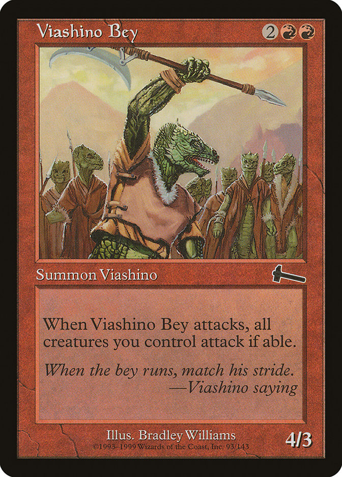 Viashino Bey 93/143 (Urza's Legacy)  - Foil | Good Games Modbury