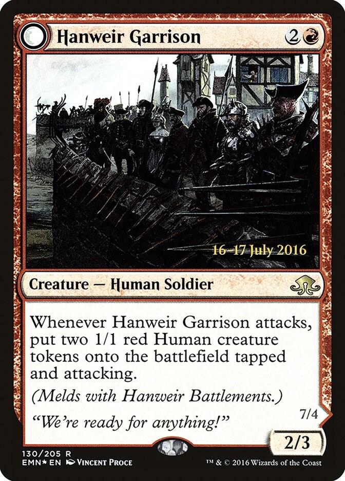 Hanweir Garrison 130s/77 (Prerelease Cards)  - Foil | Good Games Modbury