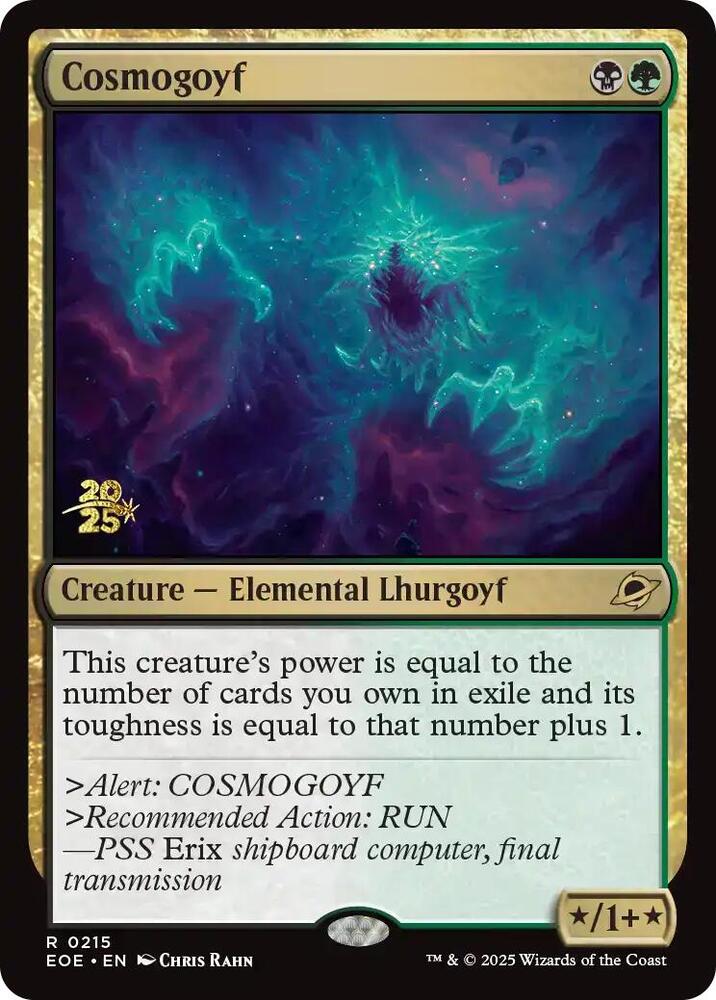 Cosmogoyf 215s/160 (Prerelease Cards)  - Foil | Good Games Modbury