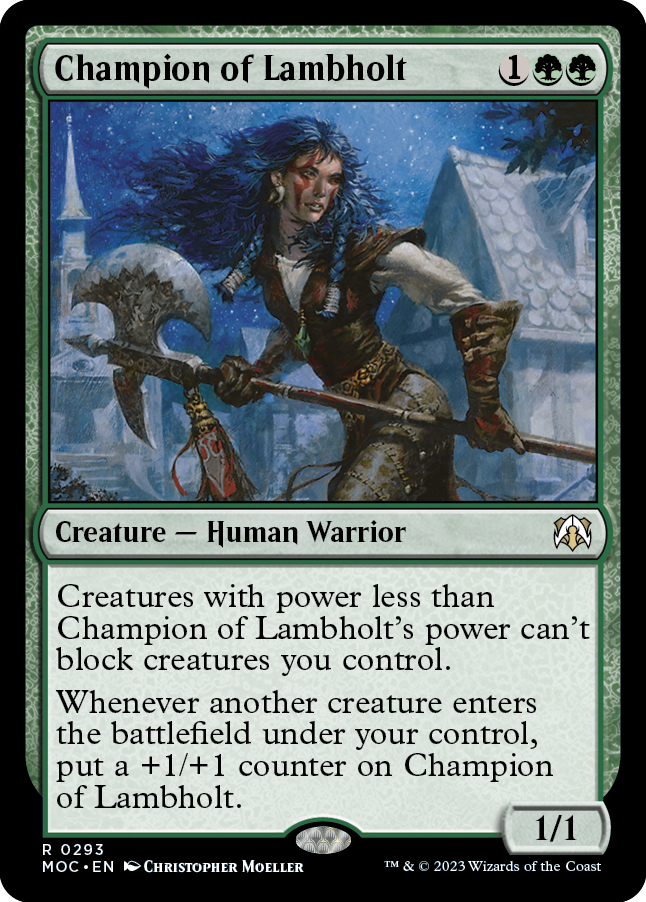 Champion of Lambholt [March of the Machine Commander] | Good Games Modbury
